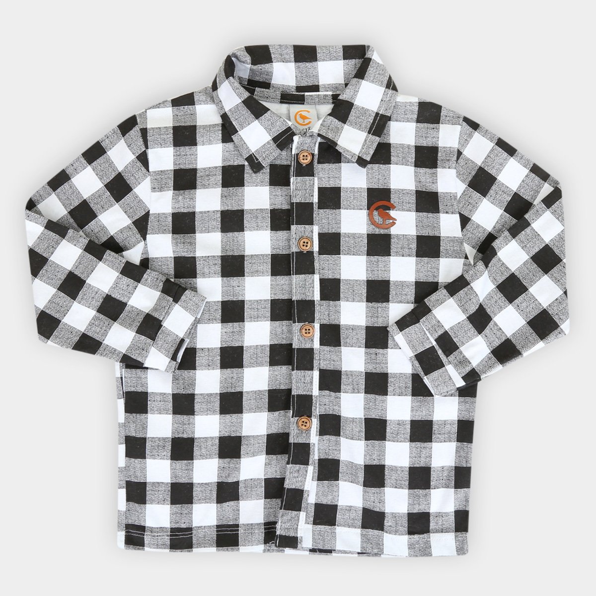 camisa xadrez bebe menino