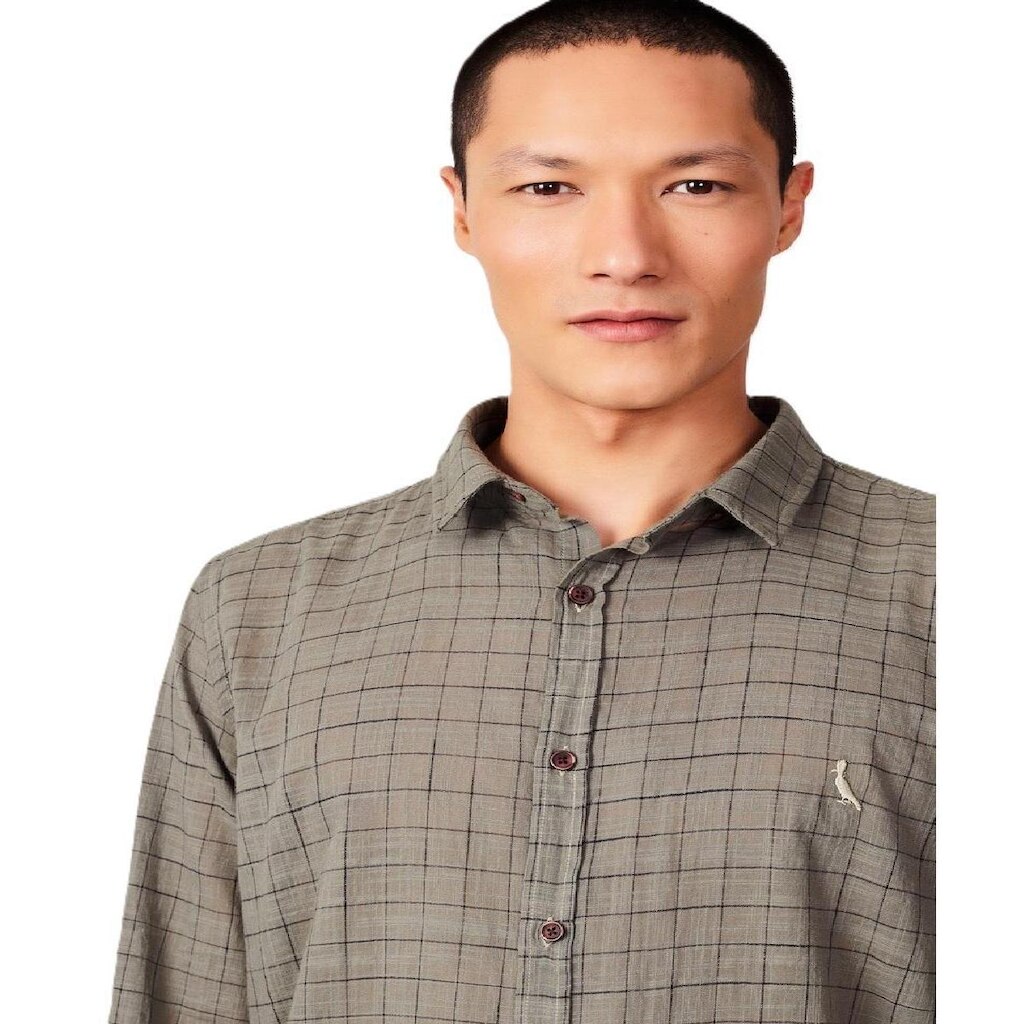 Camisa Manga Longa Xadrez Camp Reserva
