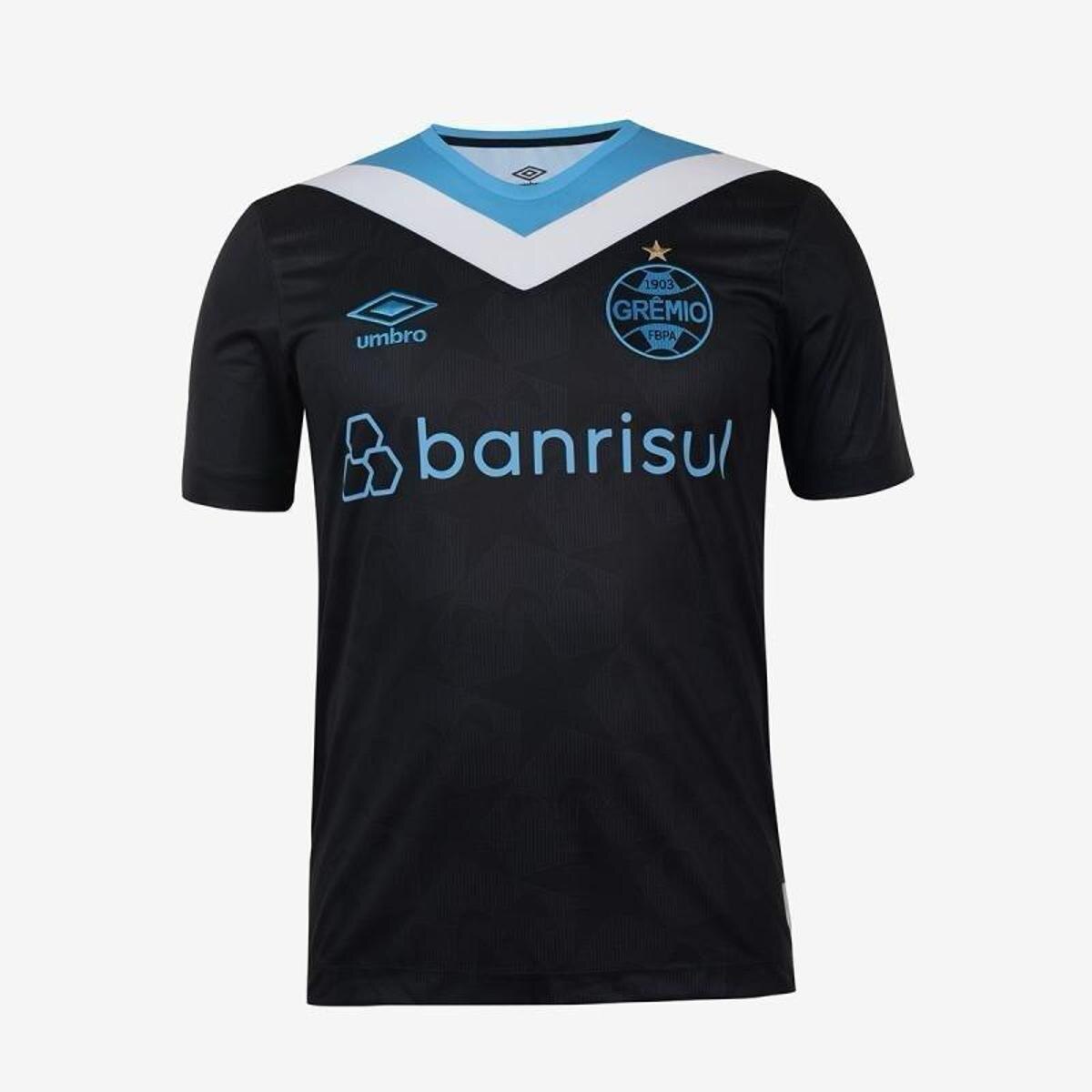 Camisa Masc. Umbro Grêmio Oficial Menor preço em Camisa Masc. Umbro Grêmio Oficial