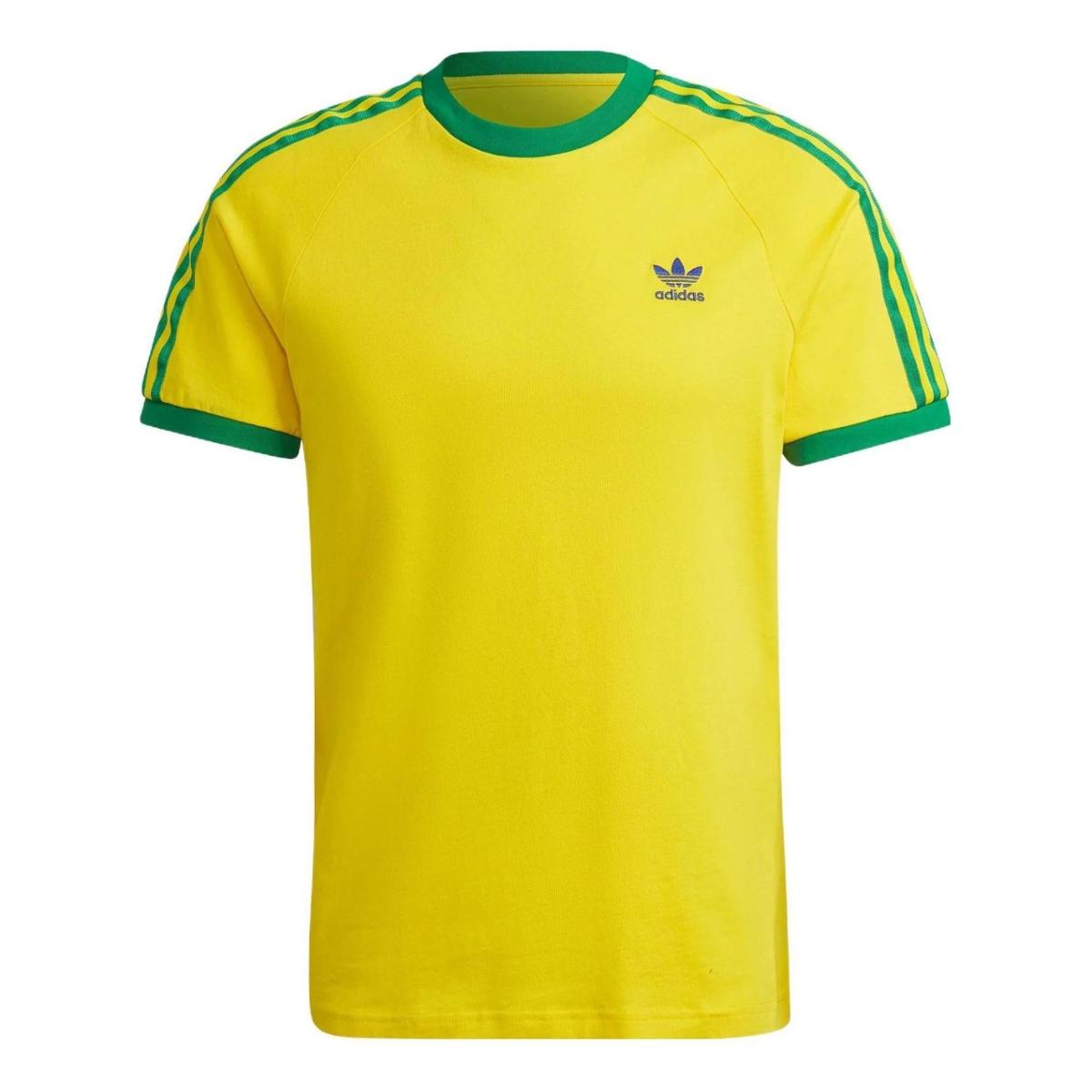 CAMISA MASCULINA ADIDAS BRASIL HK7422 AMARELA Menor preço em CAMISA MASCULINA ADIDAS BRASIL HK7422 AMARELA