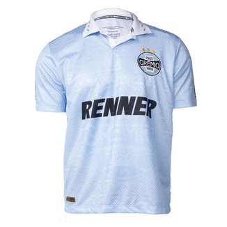 Camisa Masculina Betel Grêmio Retrô 1995 Manga Curta Azul