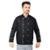 Camisa Masculina com Friso Xadrez - Camisa Chefe - Preto