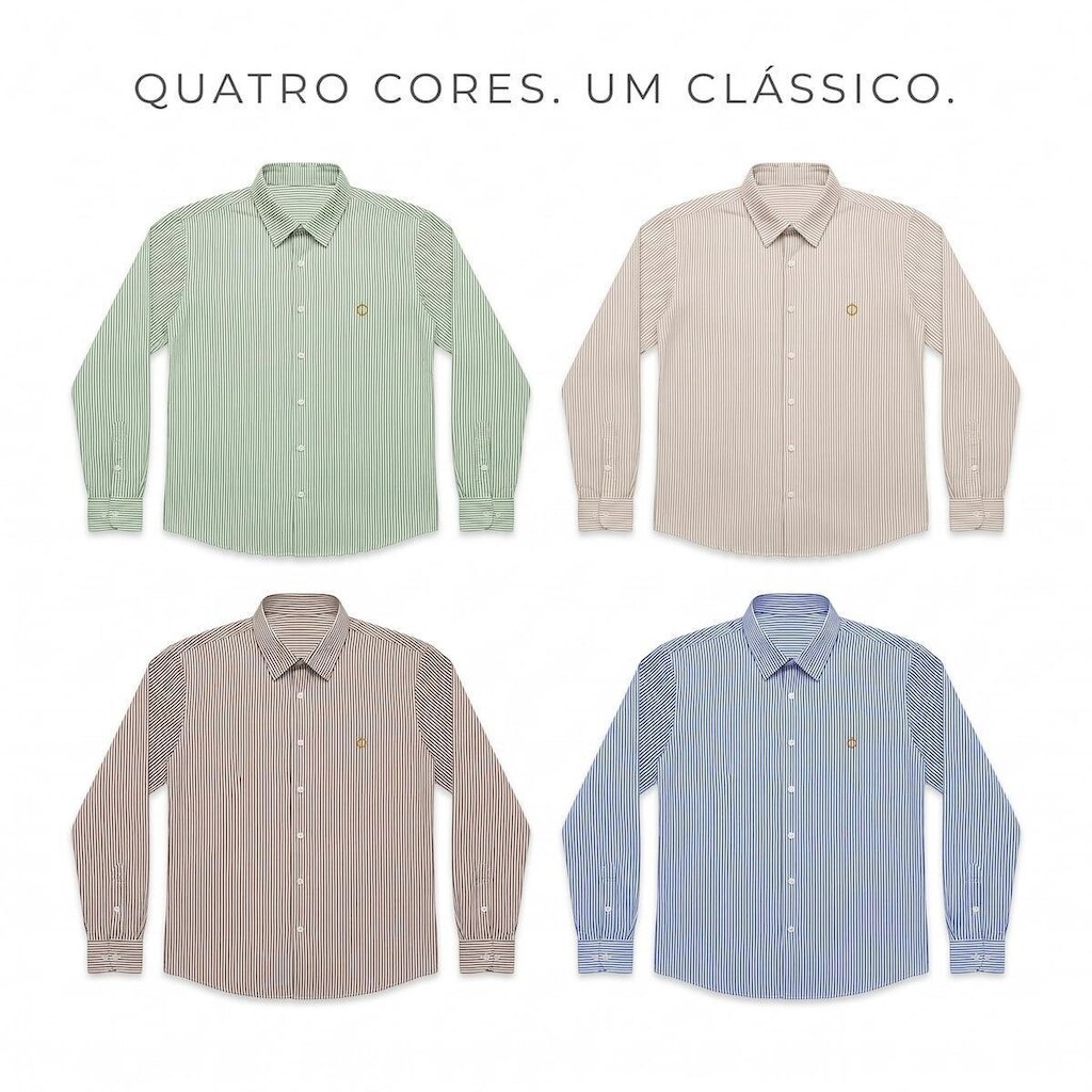 Camisa Masculina Diamentro D00785