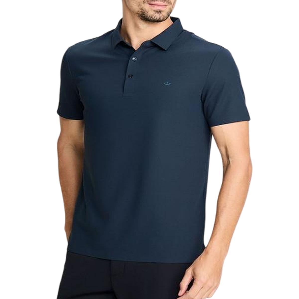 Camisa Masculina Docthos Slim Azul Marinho - 6404