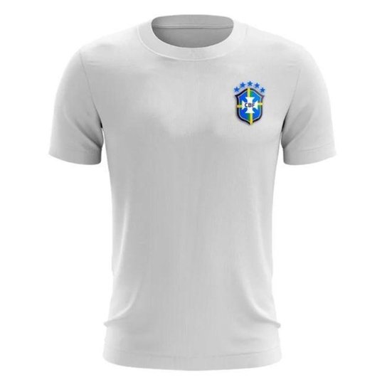 Camisa Masculina Dri Fit Futebol Unifome Brasileiro - Branco é ruim? Camisa Masculina Dri Fit Futebol Unifome Brasileiro - Branco é boa?