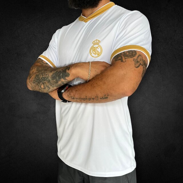 Camisa Masculina Dry Real Madrid Licenciado