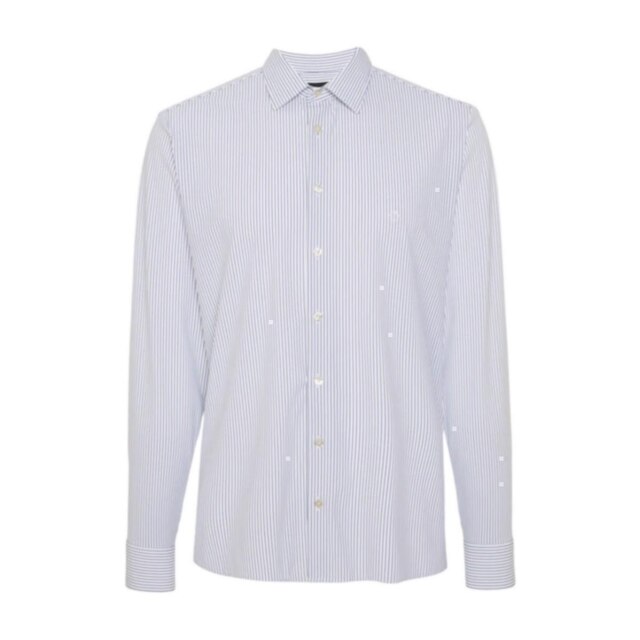 Camisa Masculina Dudalina ML Slim Performance Azul - 531143