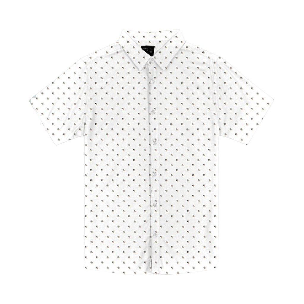 Camisa Masculina Em Viscose Diametro Branco