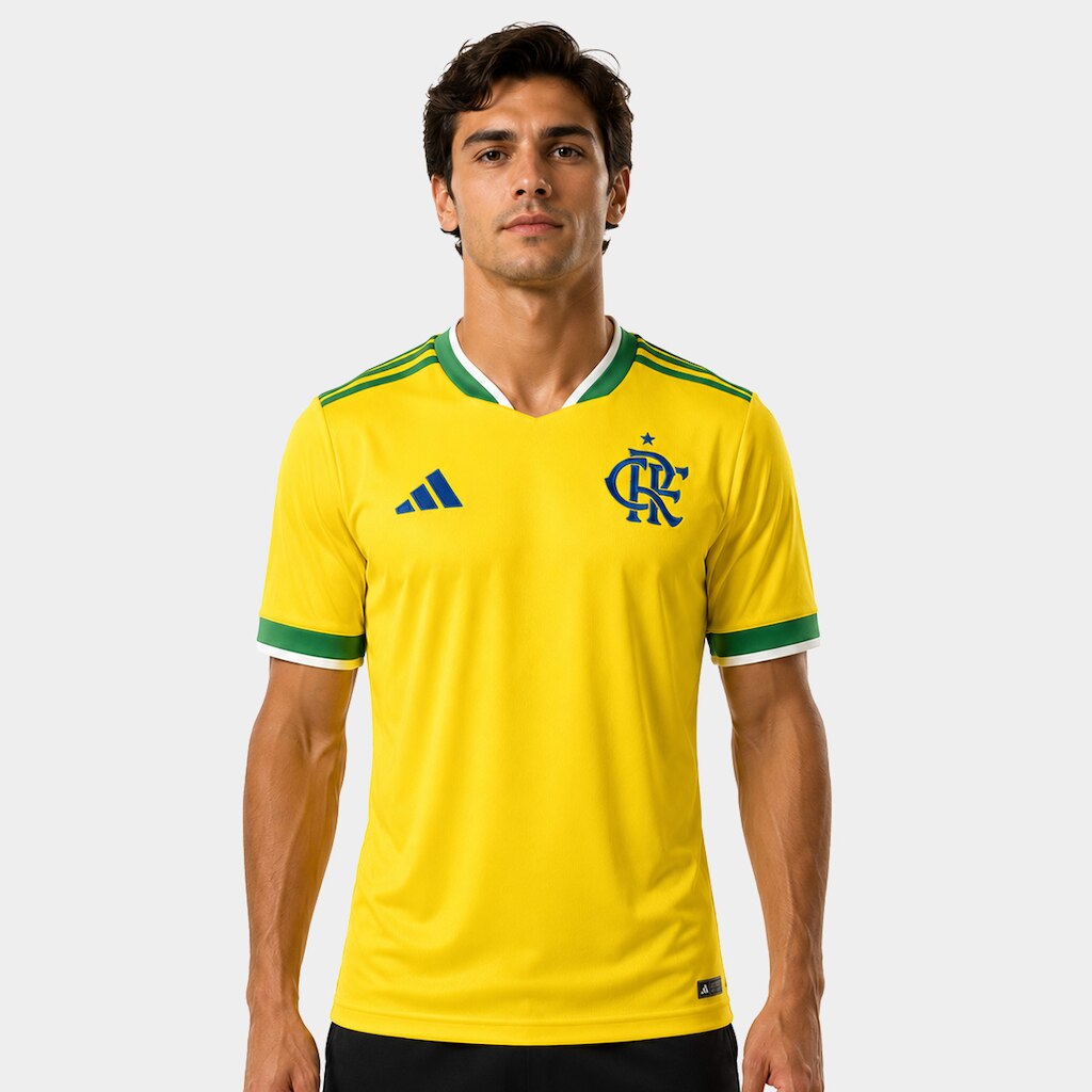 Camisa Masculina Flamengo Brasil Adidas 2026
