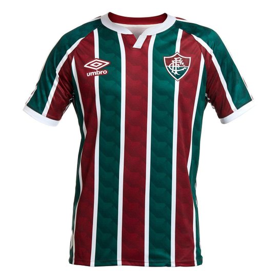 Camisa Masculina Fluminense Umbro I 2020 - Grená Menor preço em Camisa Masculina Fluminense Umbro I 2020 - Grená