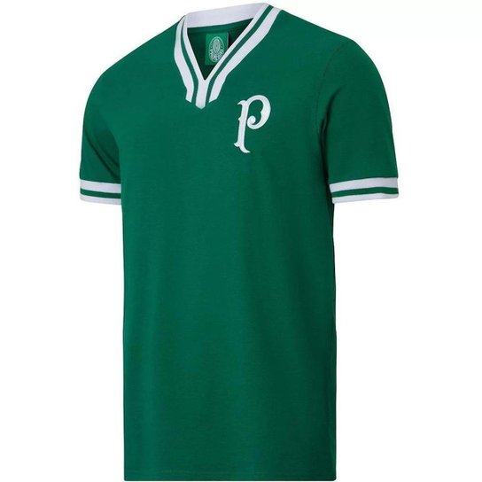 Camisa Masculina Palmeiras Retrô 1972 Home Oficial - Verde Menor preço em Camisa Masculina Palmeiras Retrô 1972 Home Oficial - Verde