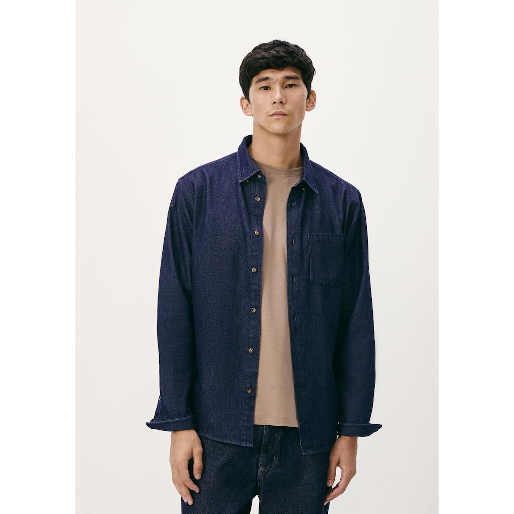 Camisa Masculina Raw Denim