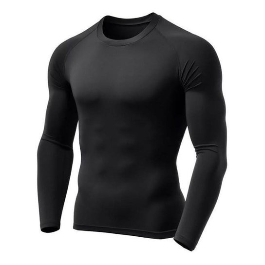 camisa masculina térmica proteção UV segunda pele - Preto é ruim? camisa masculina térmica proteção UV segunda pele - Preto é boa?