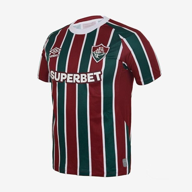Camisa Masculina Umbro Fluminense Of.1 2025 Torcedors/N
