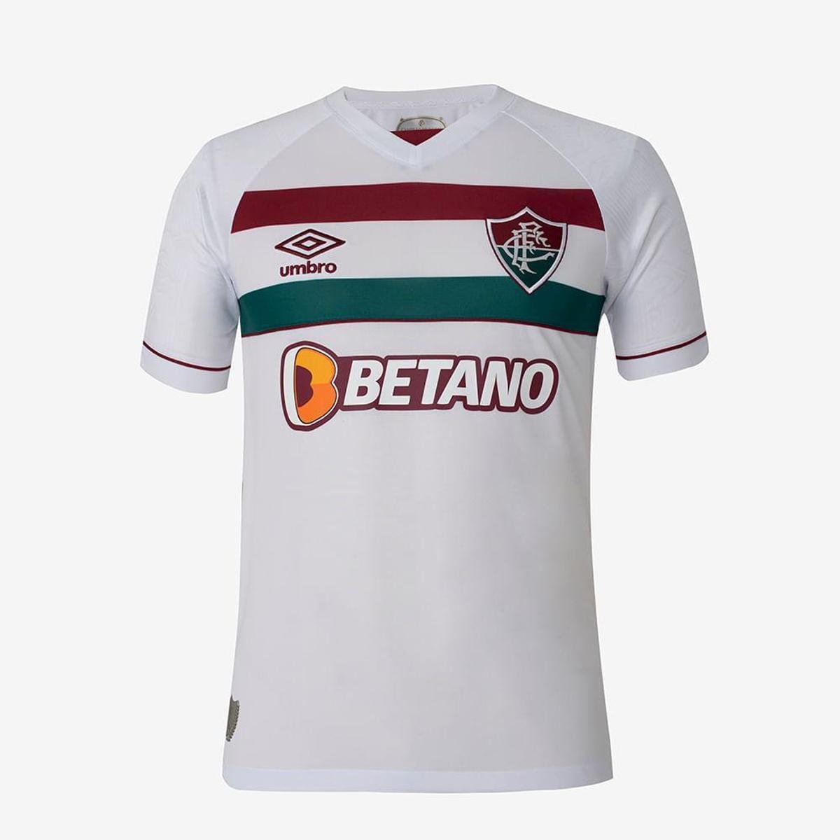Camisa Masculina Umbro Fluminense Oficial 2 2023 (Classic S/N) - U31FL01665-245