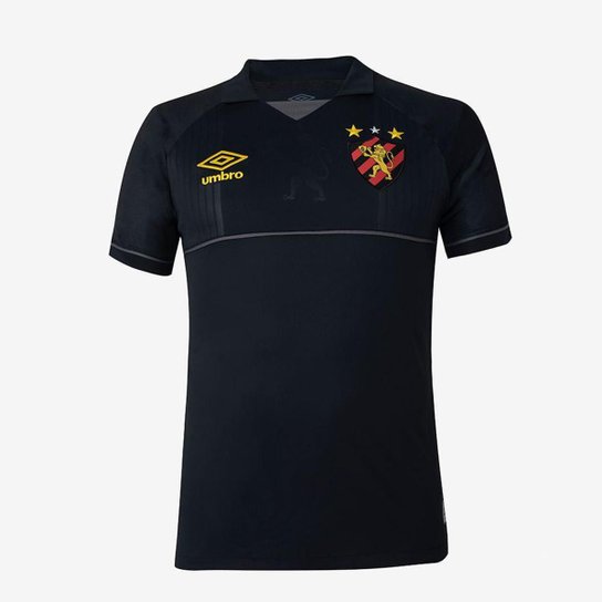 Camisa Masculina Umbro Goleiro Sport Oficial 2023 2GG - Preto Menor preço em Camisa Masculina Umbro Goleiro Sport Oficial 2023 2GG - Preto