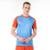 Camisa Masculina Umbro Umbro D-Four GG - Azul Piscina+Laranja