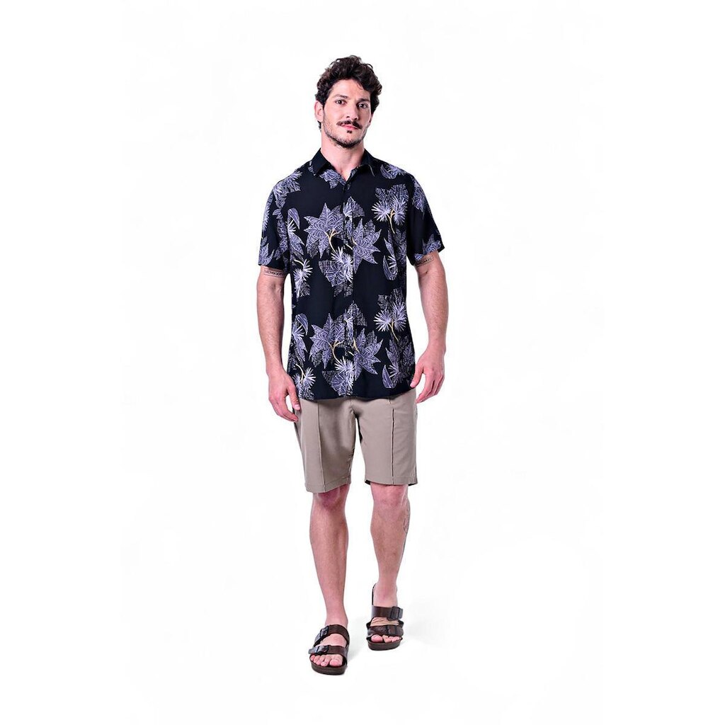 Camisa Masculina Viscose Estampada