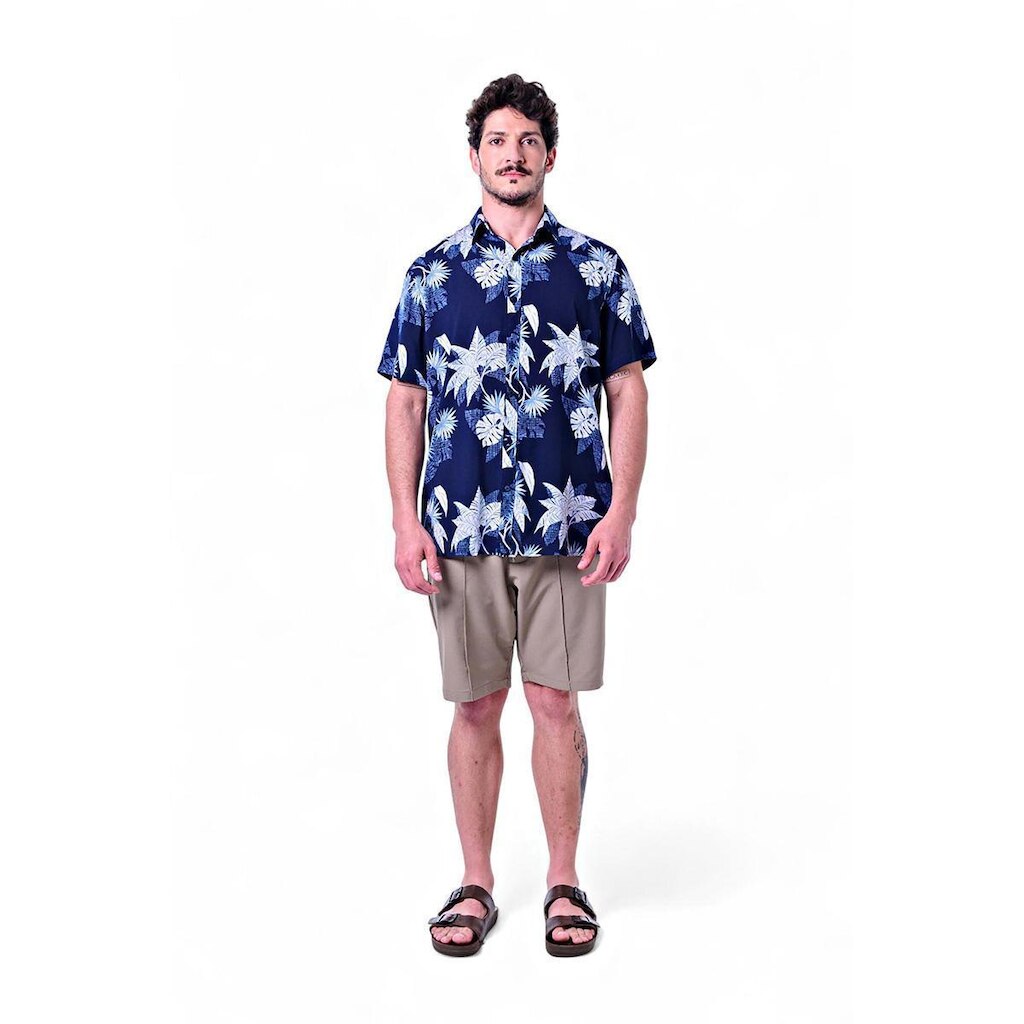 Camisa Masculina Viscose Estampada