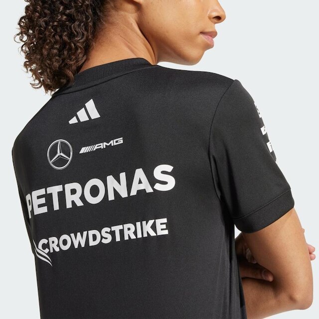 Camisa Mercedes - Amg Pretonas Formula One Team Black Driver Feminina