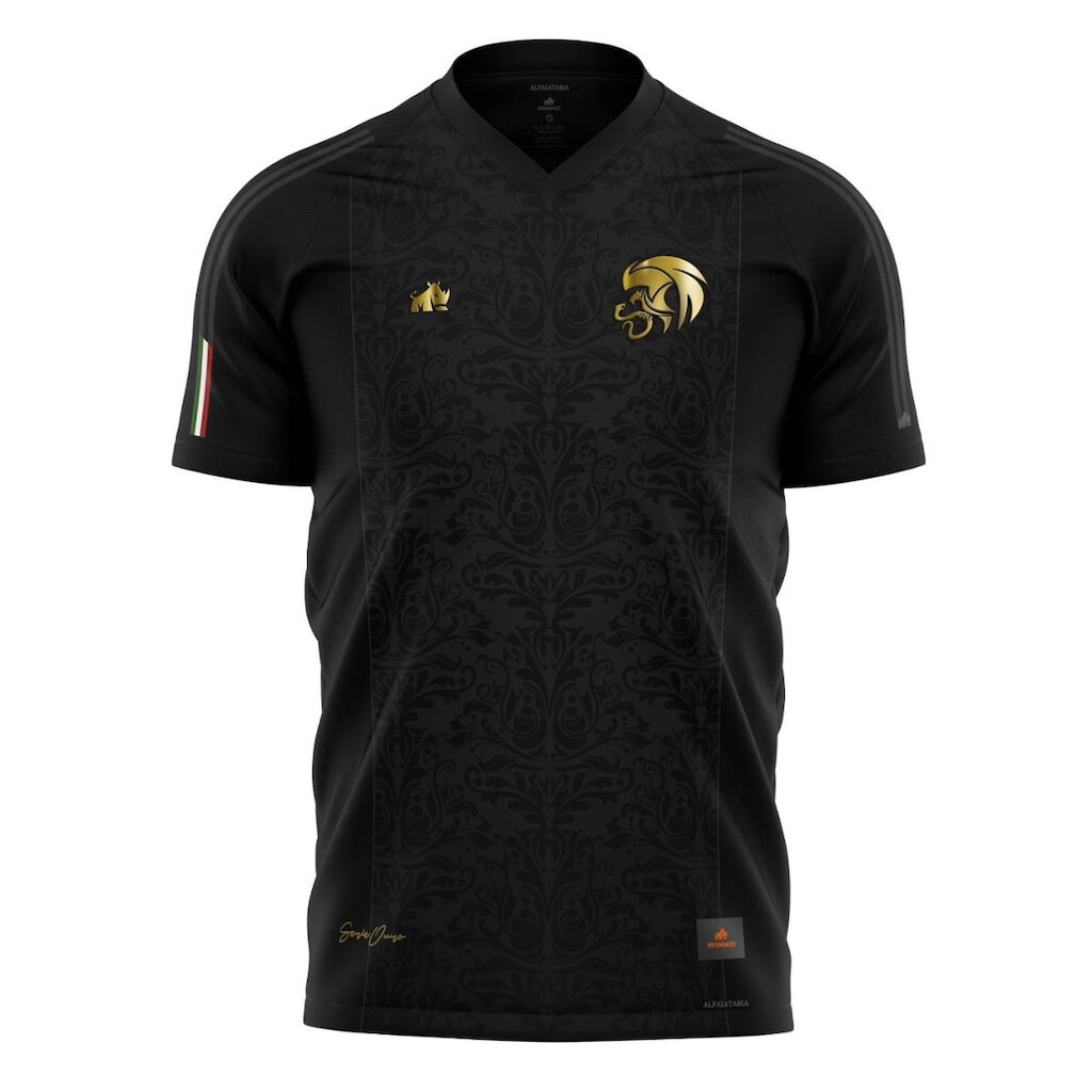 Camisa México Série Ouro Premium Alfaiataria Original Rinno