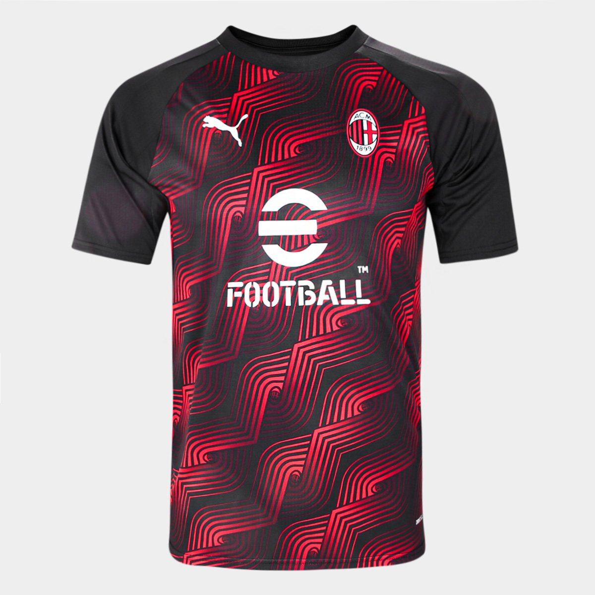 Camisa Milan 24/25 Pré-Jogo Puma Masculina Menor preço em Camisa Milan 24/25 Pré-Jogo Puma Masculina