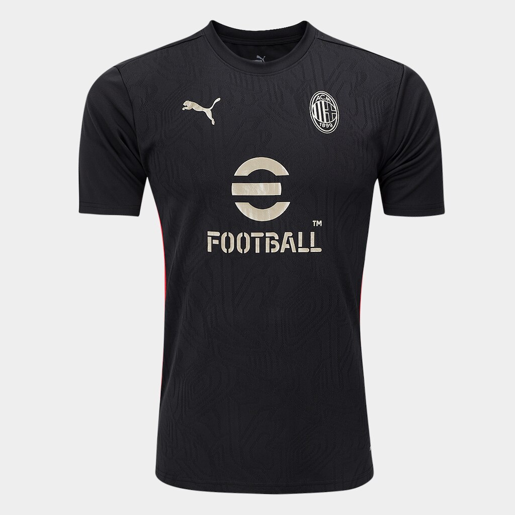 Camisa Milan 24/25 s/nº Treino Puma Masculina