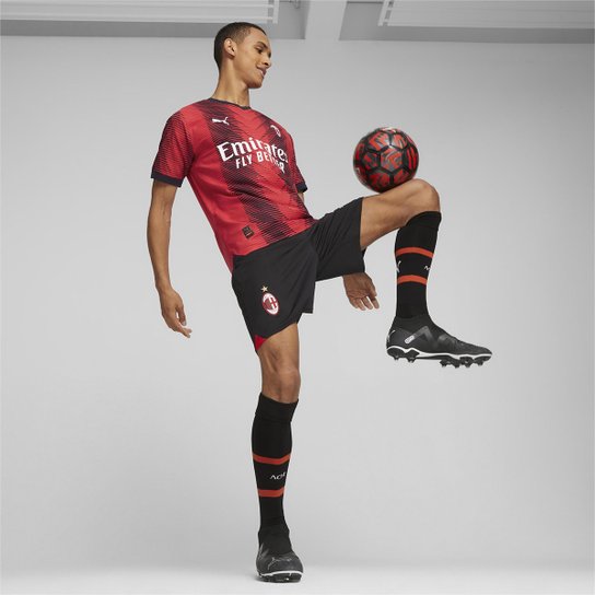 Camisa Milan Home 23/24 s/n° Jogador Puma Masculina