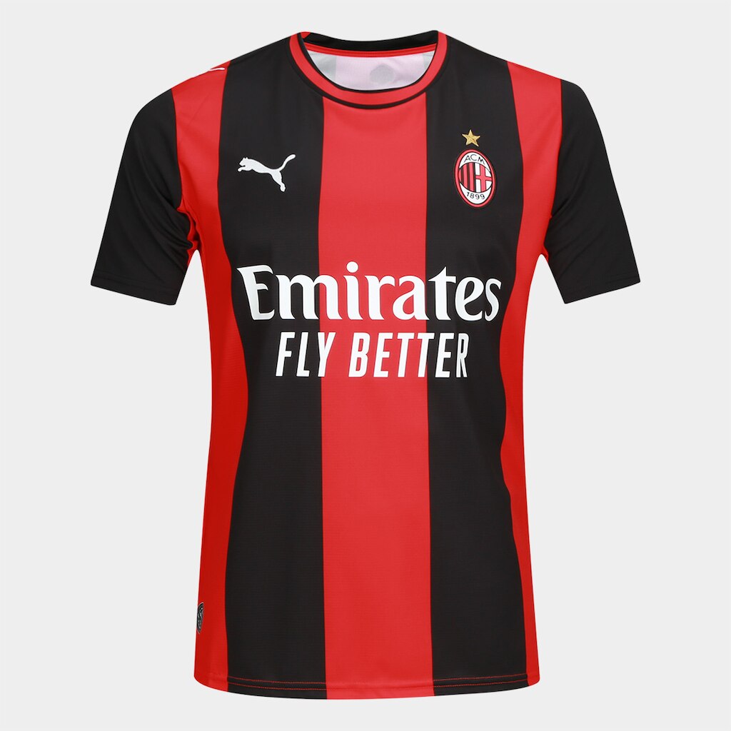 Camisa Milan Home 26/27 s/n Torcedor Puma Masculina