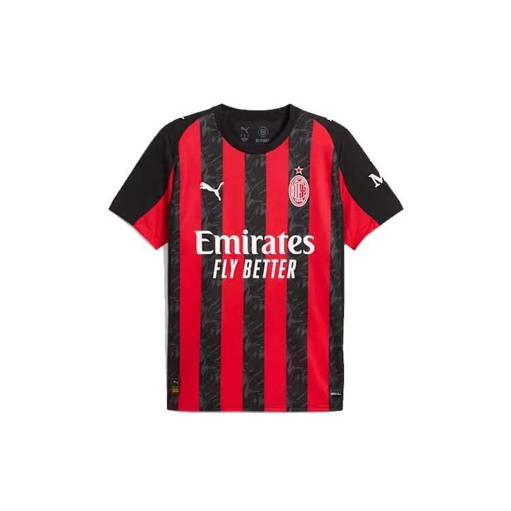 Camisa Milan Puma Home 25/26 Vermelho/ Preto