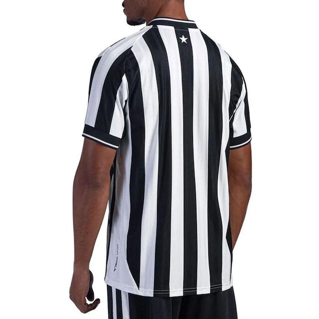 Camisa Mizuno Botafogo I 2026/27 Masculina - Branco e Preto EG