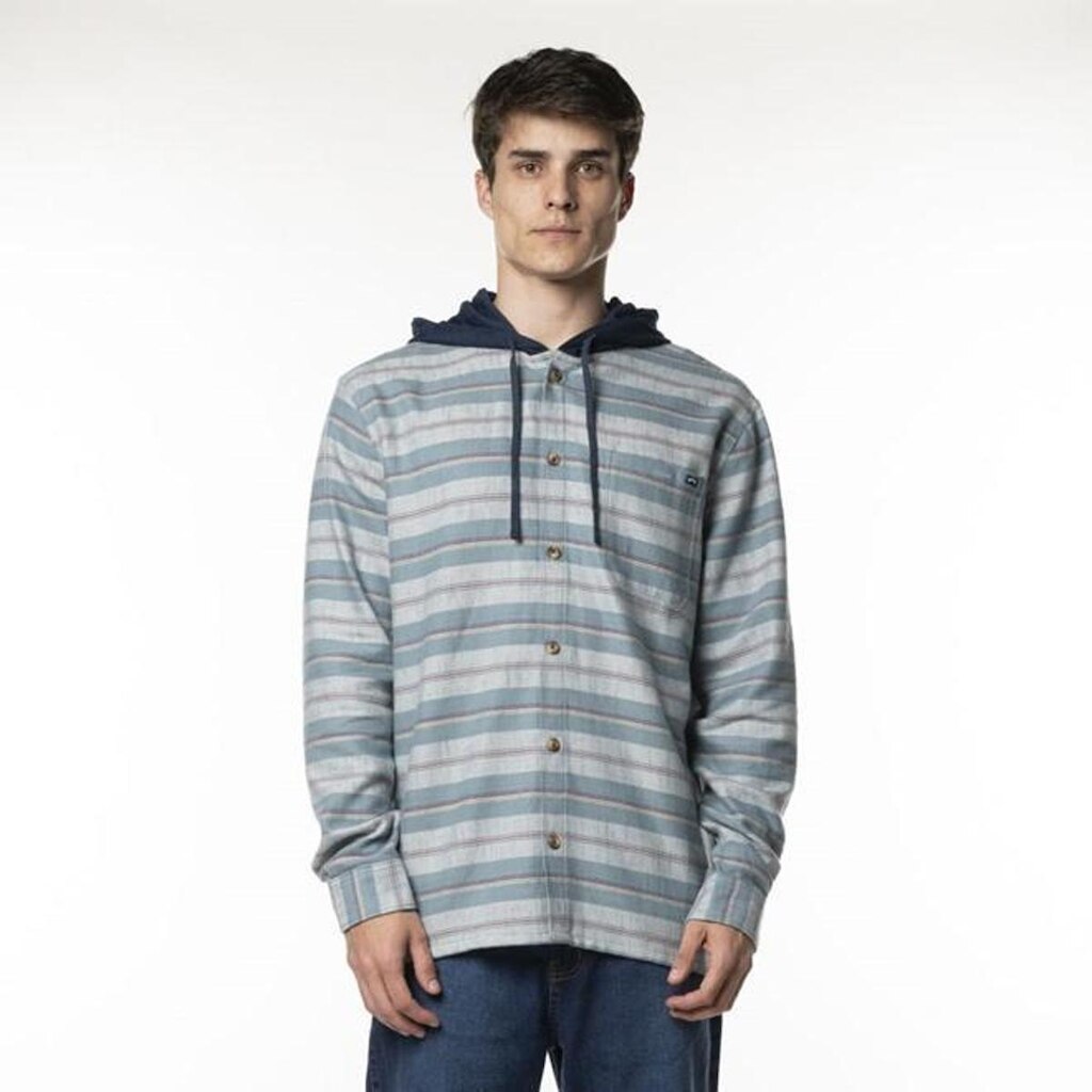 CAMISA M/L BAJA FLANNEL - CEMENT - G