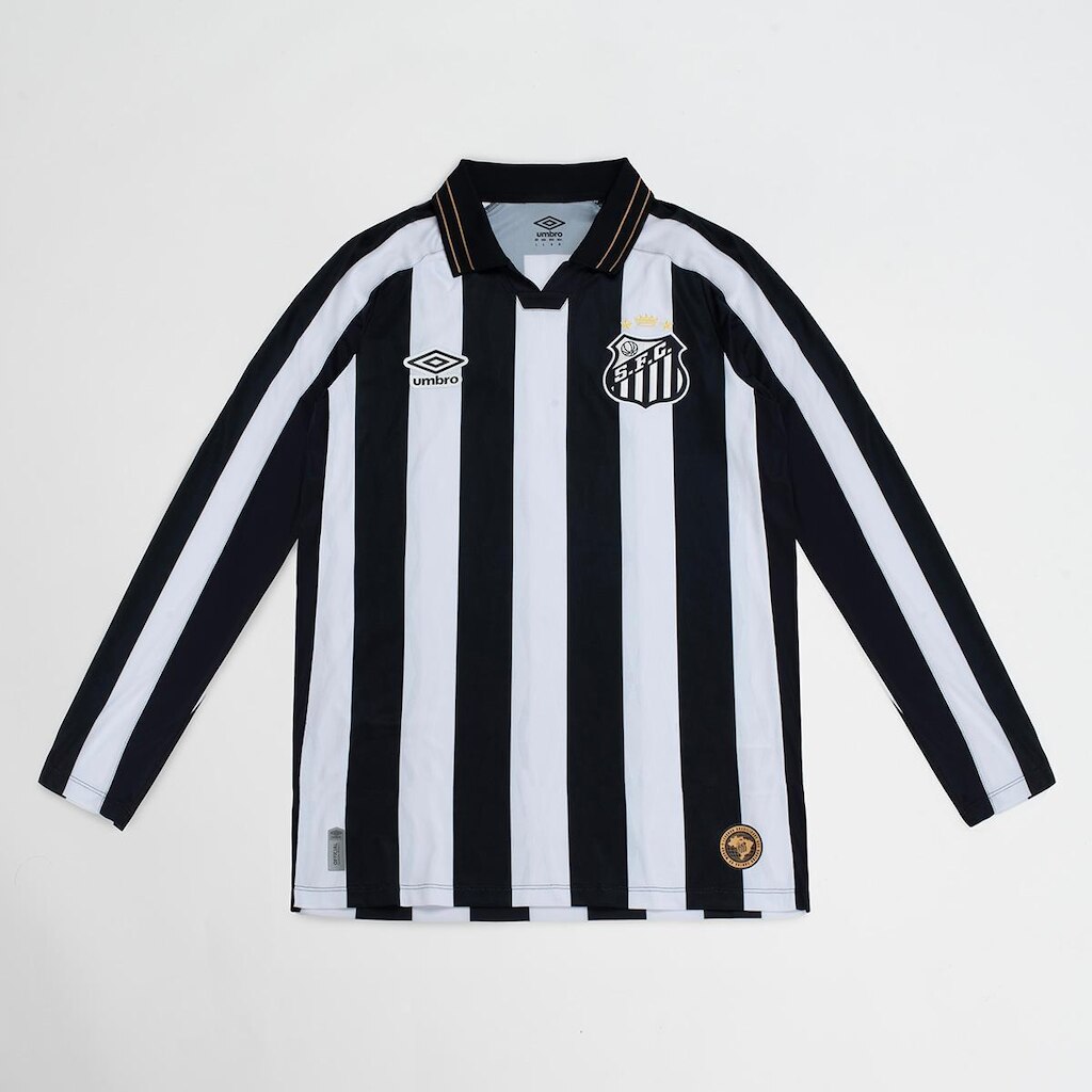 Camisa Ml Masculina Umbro Santos Away 2026 Torcedor