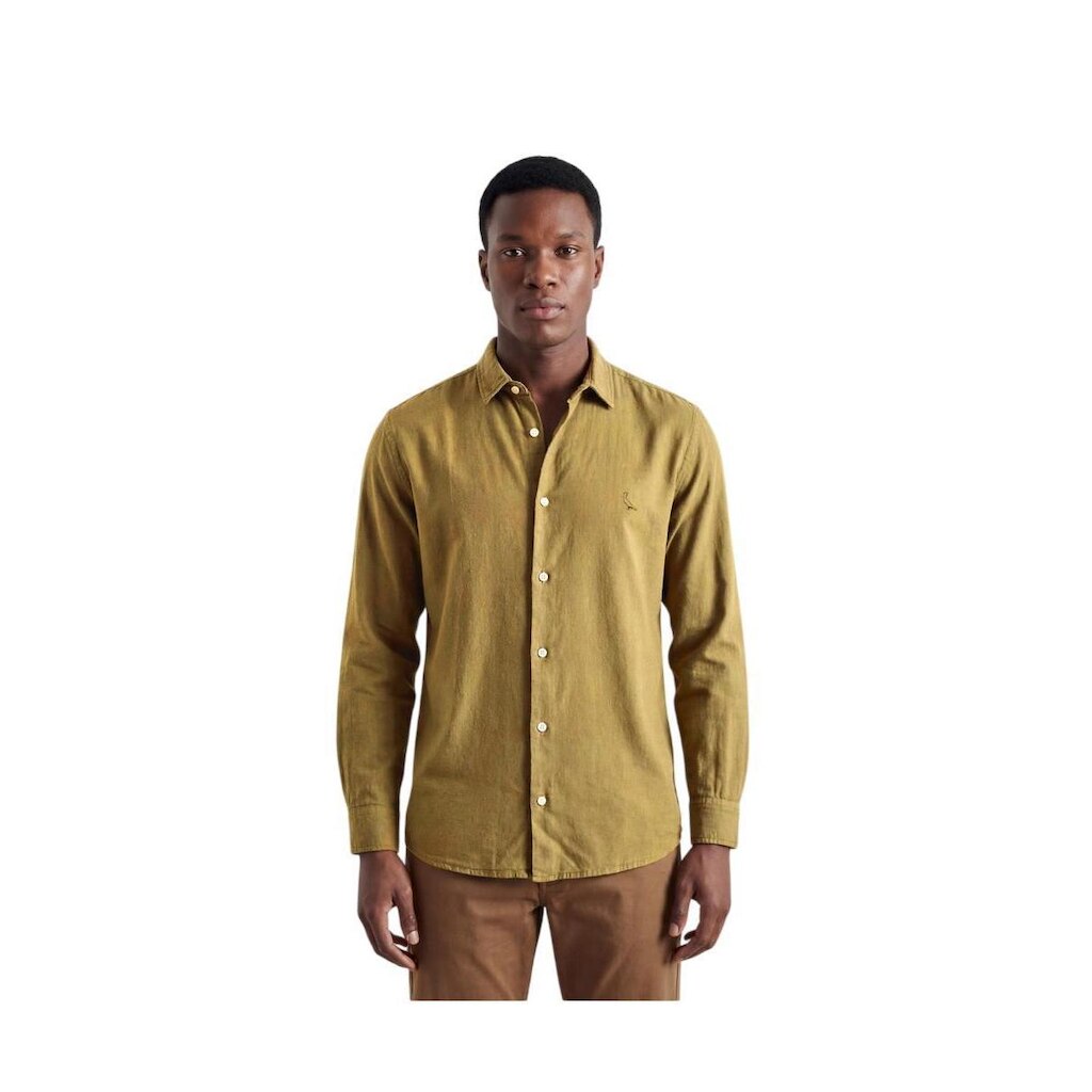 Camisa Ml Tinturada Linho Pienza Reserva