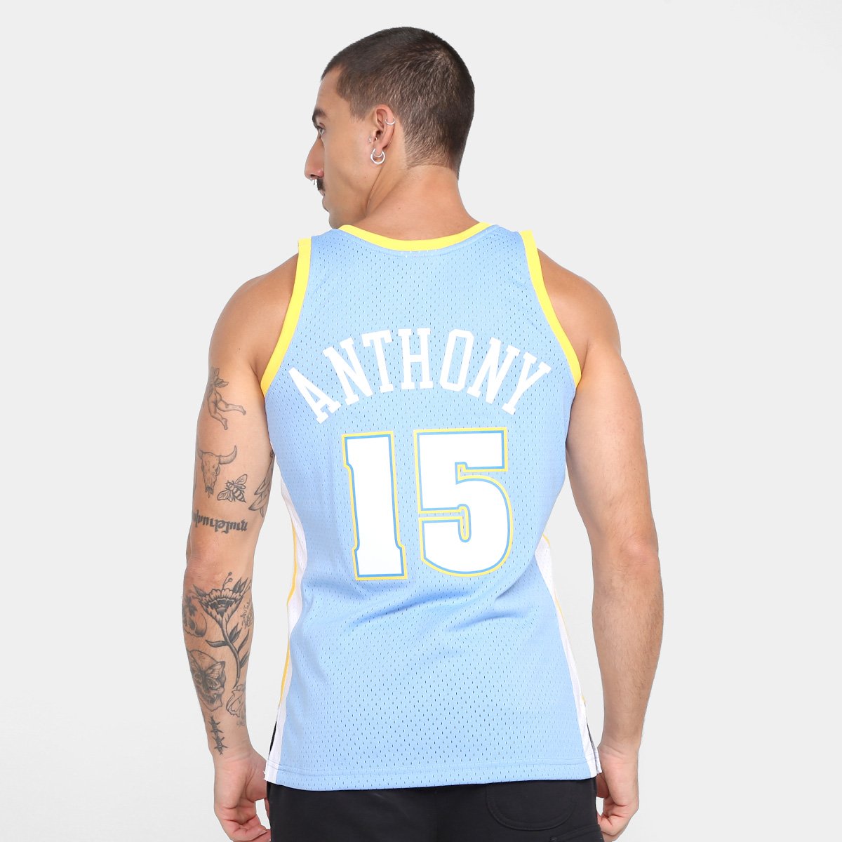 Camisa NBA Denver Nuggets Mitchell & Ness Swingman Masculina - 1