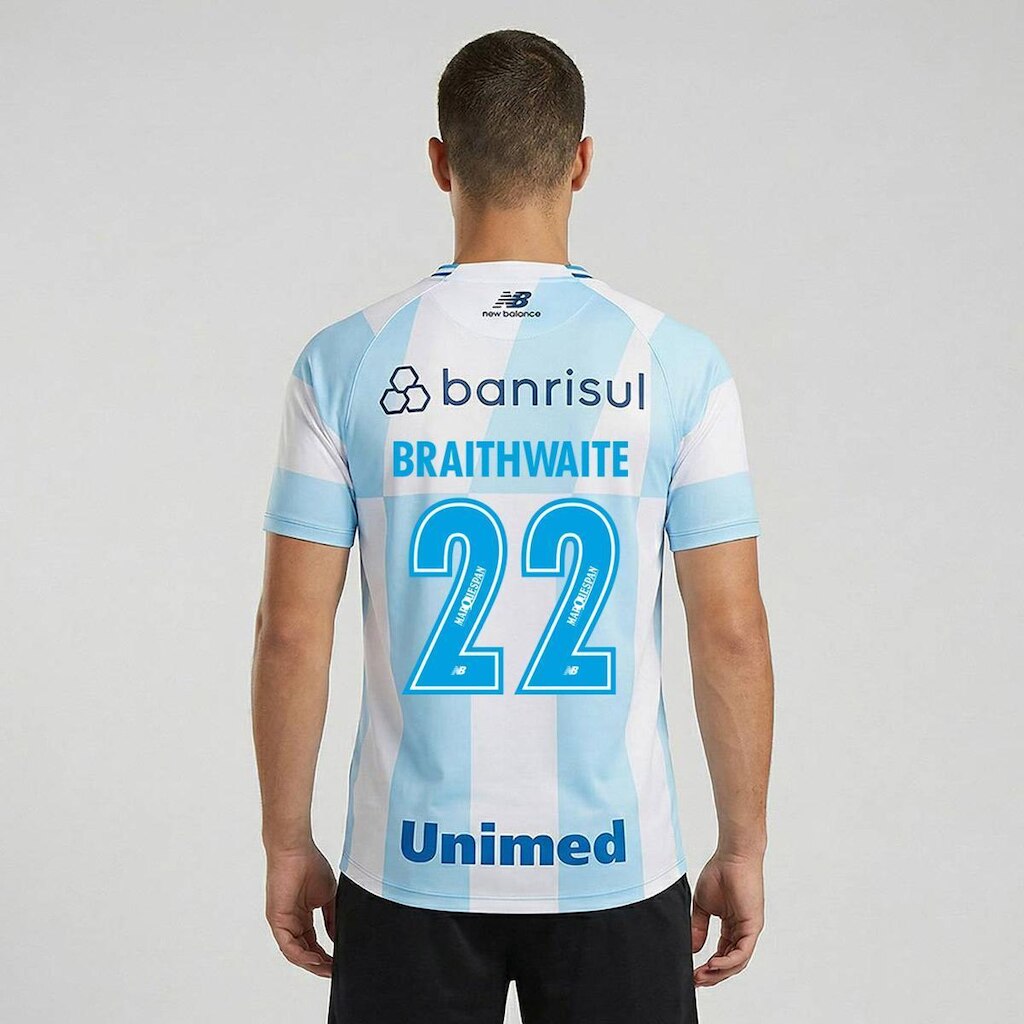 Camisa New Balance Grêmio II 2026 22 Braithwaite