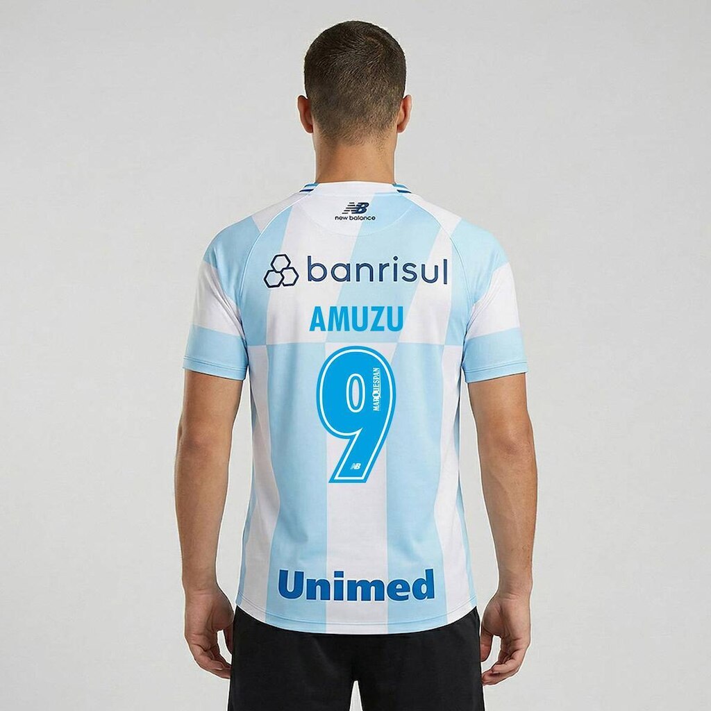 Camisa New Balance Grêmio II 2026 9 Amuzu