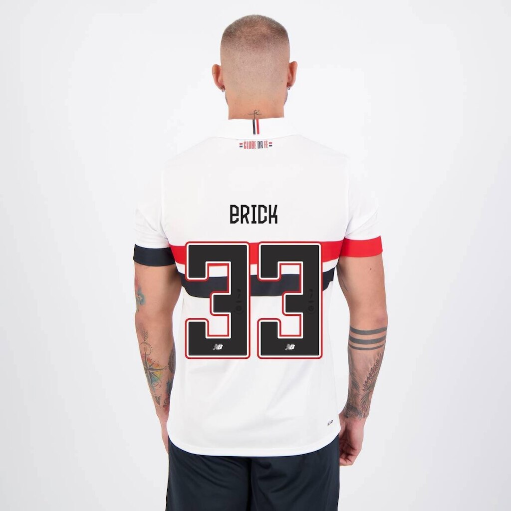 Camisa New Balance São Paulo I 2024 33 Erick