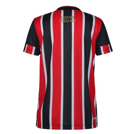 Camisa New Balance São Paulo Torcedor 2024/25 Juvenil  - Preto e Vermelho 10