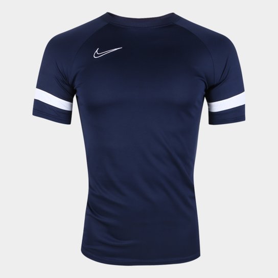 Camisa Nike Academy Dri-Fit Masculina - Marinho+Branco é ruim? Camisa Nike Academy Dri-Fit Masculina - Marinho+Branco é boa?