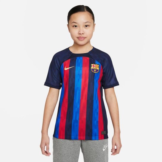 Camisa Nike Barcelona I 2022/2023 Torcedor Infantil - Azul é ruim? Camisa Nike Barcelona I 2022/2023 Torcedor Infantil - Azul é boa?