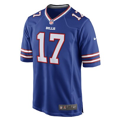 Camisa Nike Buffalo Bills Josh Allen n° 17 Game Masculina - Azul