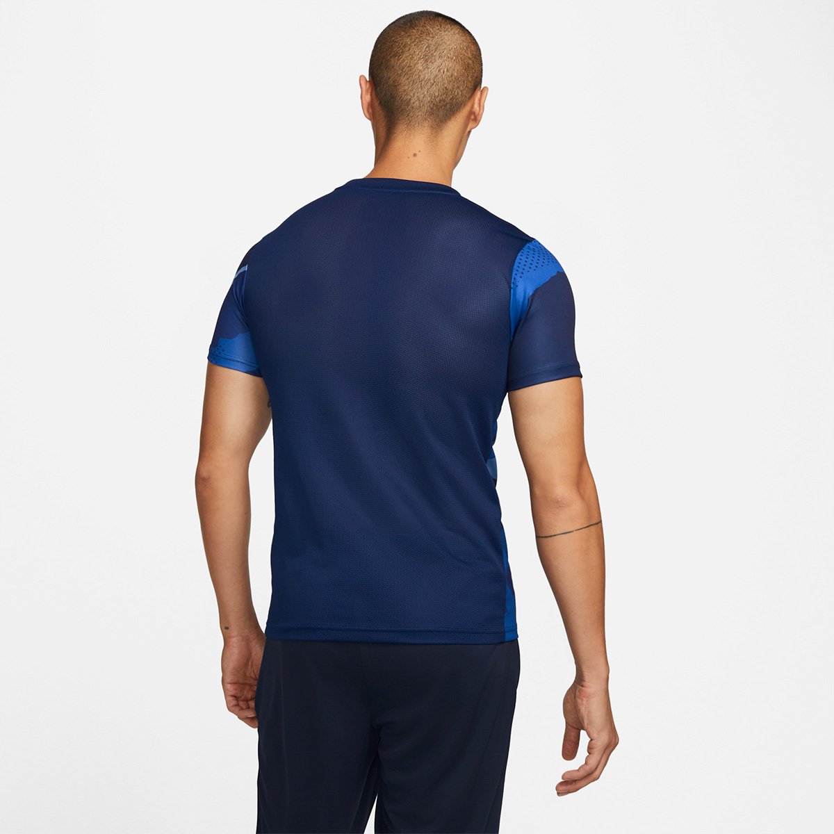 camiseta nike camuflada azul
