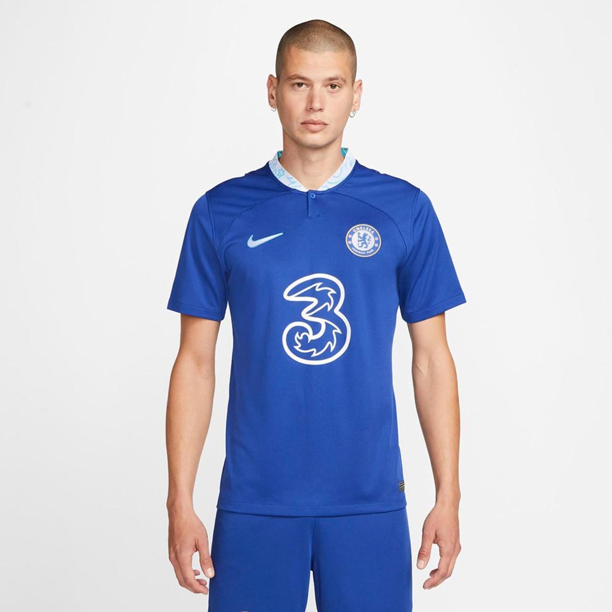Camisa Nike Chelsea I 2022 2023 Torcedor Pro Masculina Azul Netshoes camisa-nike-chelsea-i-2022-2023-torcedor-pro-masculina-azul-netshoes