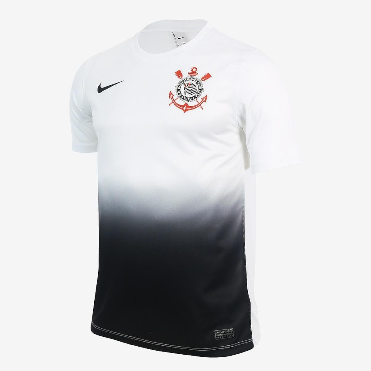 Camisa Nike Corinthians I 2024/25 Torcedor Supporter Masculina Menor preço em Camisa Nike Corinthians I 2024/25 Torcedor Supporter Masculina