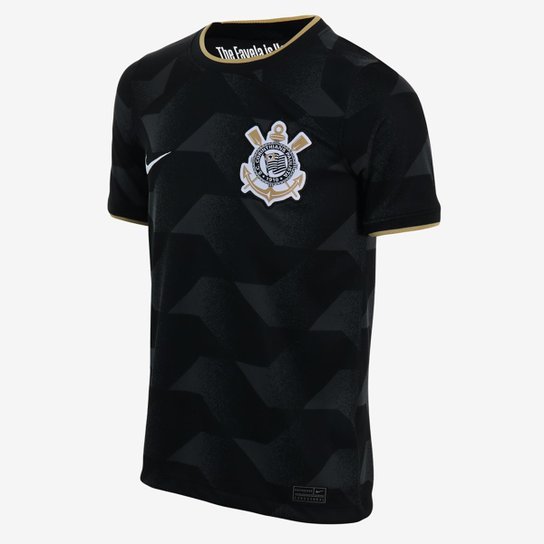 Camisa Nike Corinthians II 2022/2023 Torcedor Pro Infantil - Cinza Menor preço em Camisa Nike Corinthians II 2022/2023 Torcedor Pro Infantil - Cinza
