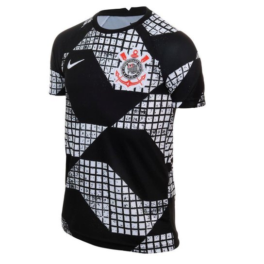Camisa Nike Corinthians IV 2020/21 Torcedor Pro Infantil - Preto Menor preço em Camisa Nike Corinthians IV 2020/21 Torcedor Pro Infantil - Preto
