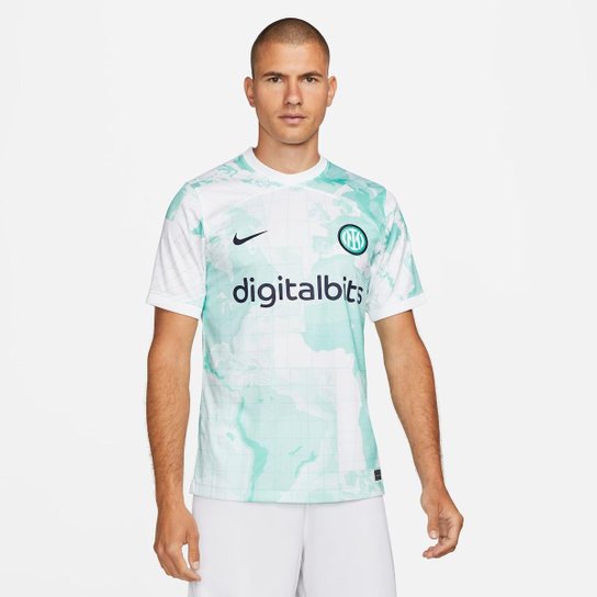 Camisa Nike Inter de Milão II 2022/23 Torcedor Pro Masculina - Branco Menor preço em Camisa Nike Inter de Milão II 2022/23 Torcedor Pro Masculina - Branco