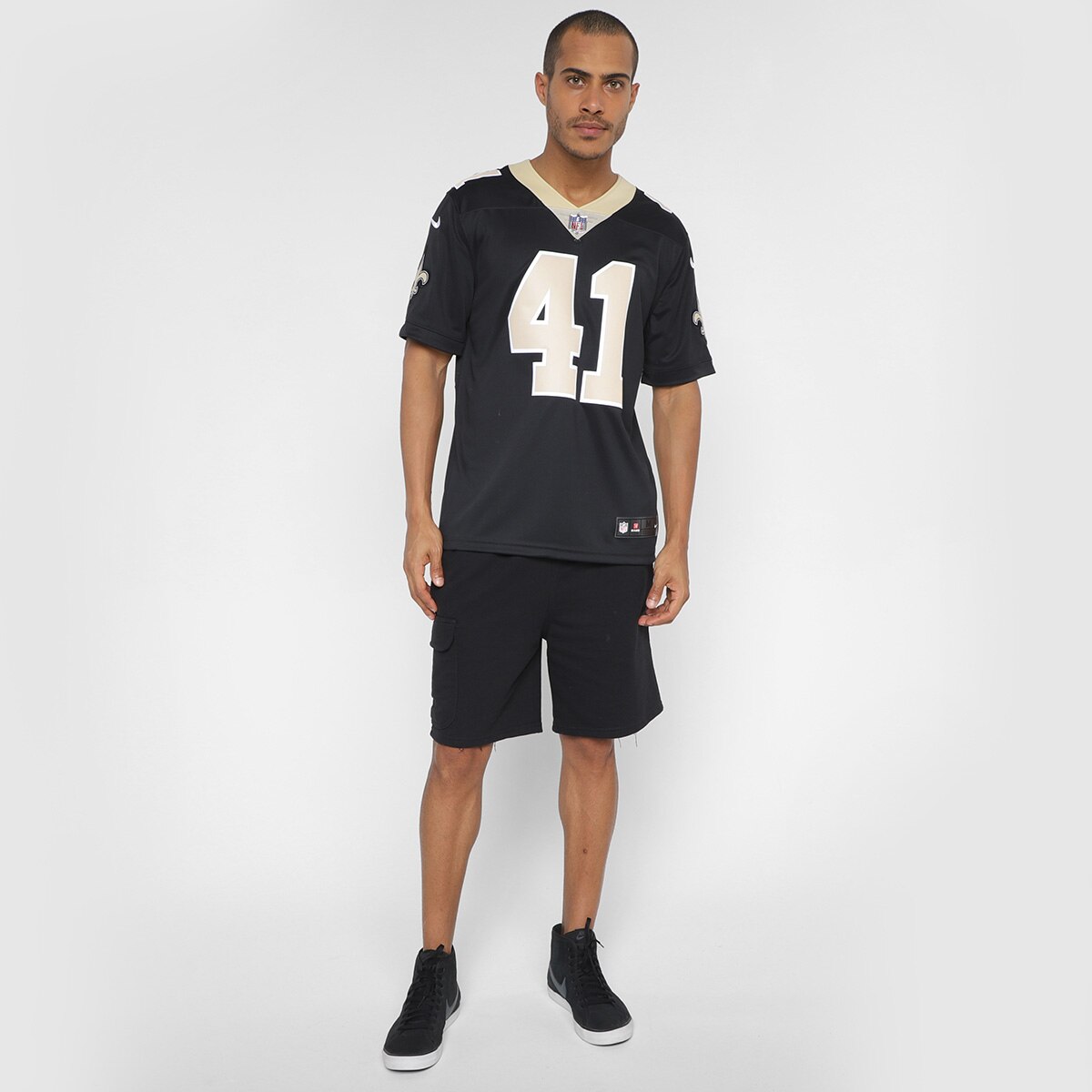Camisa Nike New Orleans Saints Kamara 41 Limited Team Colour Home Jersey - Player Masculina - 3