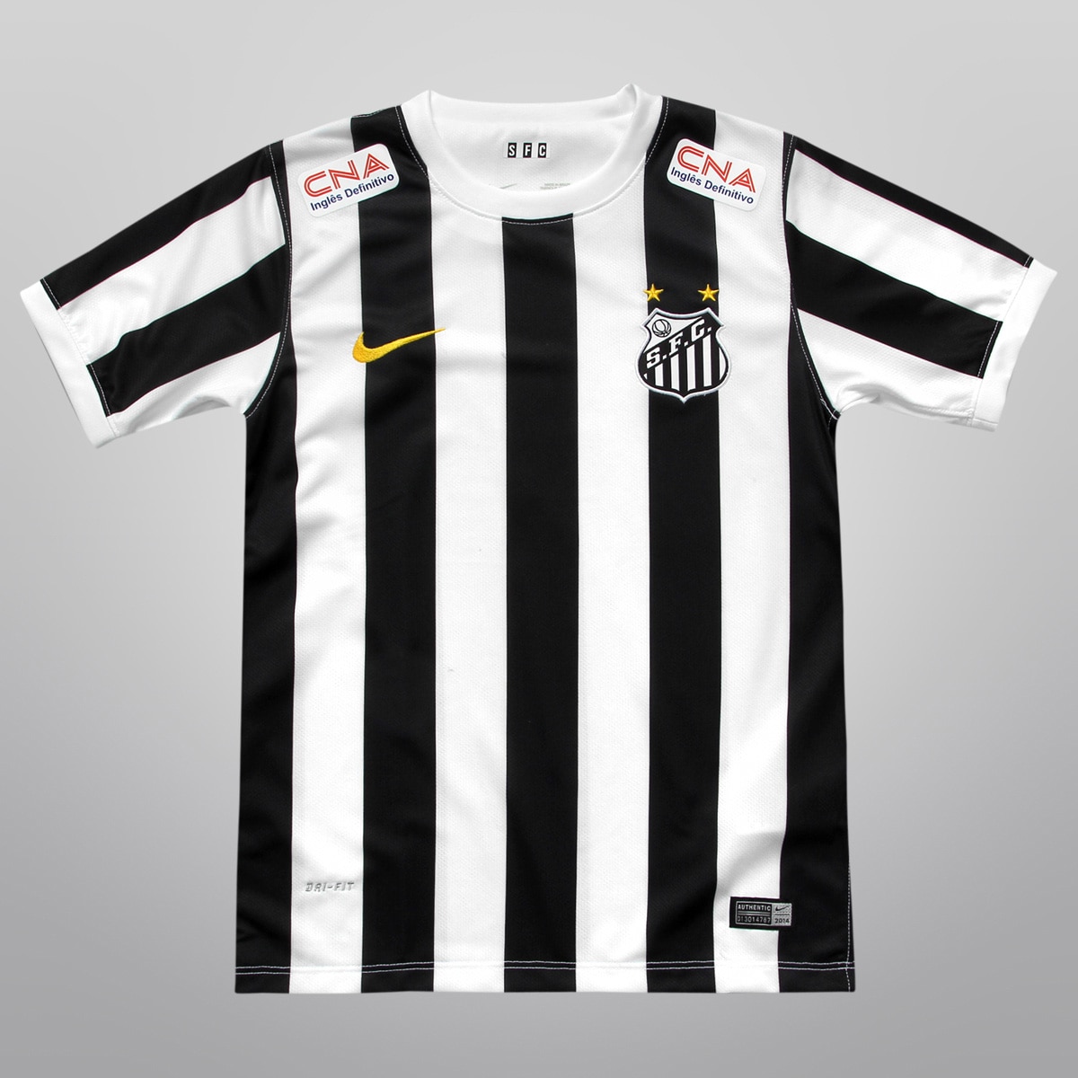 Camisa Nike Santos II 14/15 s/nº Juvenill - c/ Patrocinador